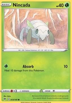 Nincada⁣ - Vivid Voltage⁣ (Common)⁣ [13]