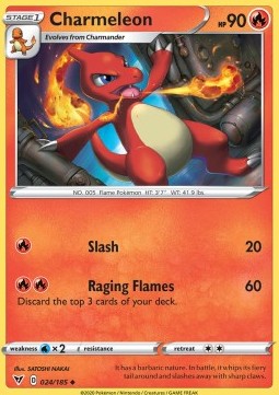 Charmeleon⁣ - Vivid Voltage⁣ (Uncommon)⁣ [24]
