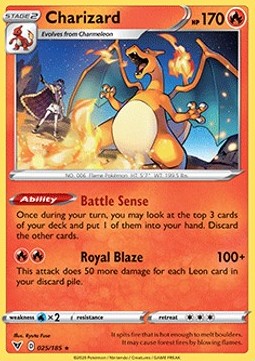 Charizard⁣ - Vivid Voltage⁣ (Rare)⁣ [25]