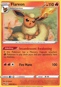 Flareon⁣ - Vivid Voltage⁣ (Rare)⁣ [26]