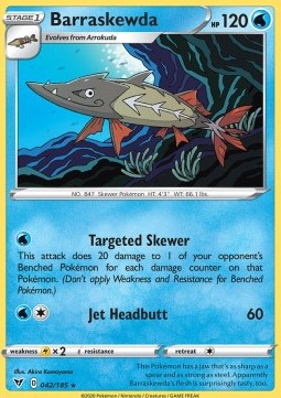Barraskewda⁣ - Vivid Voltage⁣ (Rare)⁣ [42]