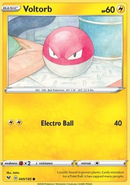Voltorb⁣ - Vivid Voltage⁣ (Common)⁣ [45]