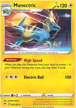 Manectric⁣ - Vivid Voltage⁣ (Rare)⁣ [52]