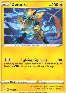 Zeraora⁣ - Vivid Voltage⁣ (Holo Rare)⁣ [61]