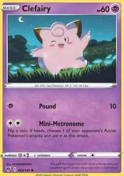 Clefairy⁣ - Vivid Voltage⁣ (Common)⁣ [63]