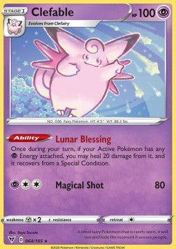 Clefable⁣ - Vivid Voltage⁣ (Rare)⁣ [64]