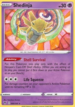 Shedinja⁣ - Vivid Voltage⁣ (Rare)⁣ [66]
