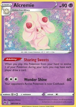 Alcremie⁣ - Vivid Voltage⁣ (Rare)⁣ [81]