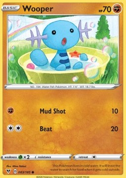 Wooper⁣ - Vivid Voltage⁣ (Common)⁣ [83]