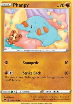 Phanpy⁣ - Vivid Voltage⁣ (Common)⁣ [86]