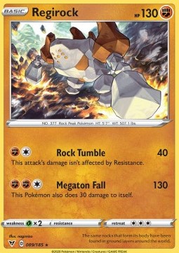 Regirock⁣ - Vivid Voltage⁣ (Holo Rare)⁣ [89]