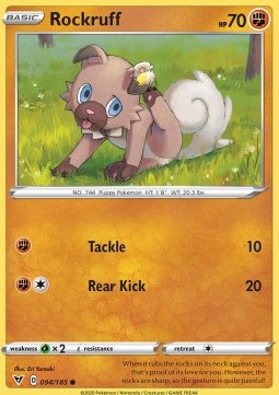 Rockruff⁣ - Vivid Voltage⁣ (Common)⁣ [94]