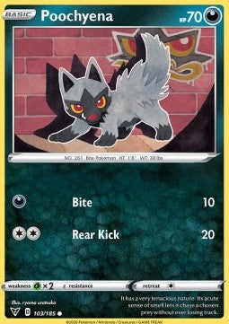 Poochyena⁣ - Vivid Voltage⁣ (Common)⁣ [103]
