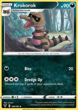 Krokorok⁣ - Vivid Voltage⁣ (Uncommon)⁣ [108]
