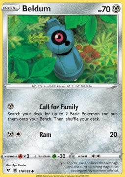 Beldum⁣ - Vivid Voltage⁣ (Common)⁣ [116]