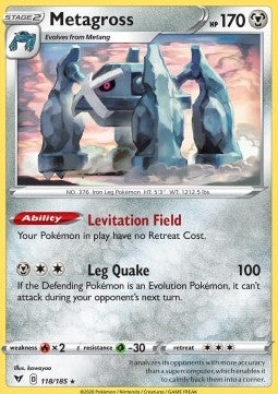 Metagross⁣ - Vivid Voltage⁣ (Rare)⁣ [118]