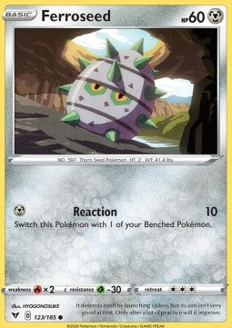Ferroseed⁣ - Vivid Voltage⁣ (Common)⁣ [123]
