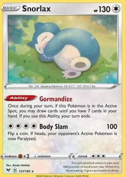 Snorlax⁣ - Vivid Voltage⁣ (Holo Rare)⁣ [131]