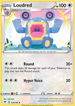 Loudred⁣ - Vivid Voltage⁣ (Uncommon)⁣ [136]