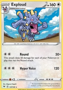 Exploud⁣ - Vivid Voltage⁣ (Rare)⁣ [137]