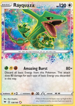 Rayquaza⁣ - Vivid Voltage⁣ (Amazing Rare)⁣ [138]