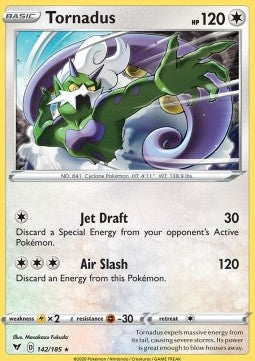 Tornadus⁣ - Vivid Voltage⁣ (Holo Rare)⁣ [142]