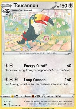 Toucannon⁣ - Vivid Voltage⁣ (Rare)⁣ [145]