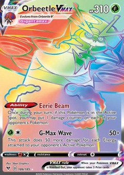 Orbeetle VMAX⁣ - Vivid Voltage⁣ (Secret Rare)⁣ [186]
