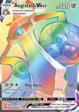 Aegislash VMAX⁣ - Vivid Voltage⁣ (Secret Rare)⁣ [190]