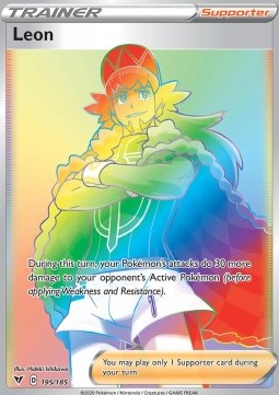 Leon⁣ - Vivid Voltage⁣ (Secret Rare)⁣ [195]