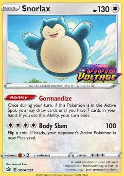 Snorlax⁣ - SWSH Black Star Promos⁣ (Promo)⁣ [068]