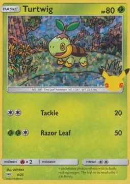 Turtwig - McDonald's Collection 25th Anniversary (Promo) [MCD25-4]