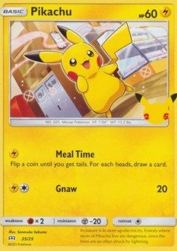 Pikachu - McDonald's Collection 25th Anniversary (Promo) [MCD25-25]