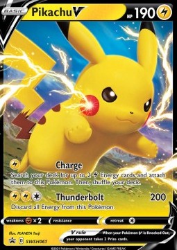 Pikachu V⁣ - SWSH Black Star Promos⁣ (Promo)⁣ [061]