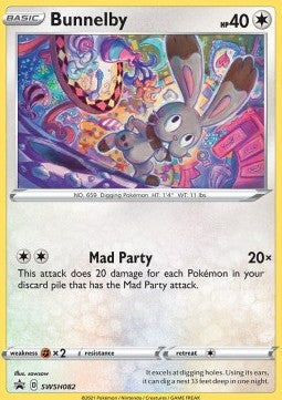 Bunnelby⁣ - SWSH Black Star Promos⁣ (Promo)⁣ [082]