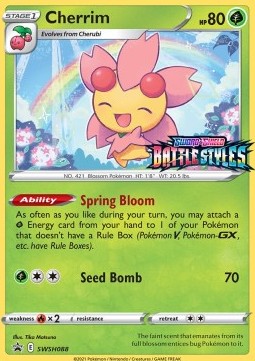 Cherrim⁣ - SWSH Black Star Promos⁣ (Promo)⁣ [088]