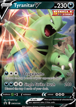 Tyranitar V⁣ - SWSH Black Star Promos⁣ (Promo)⁣ [109]