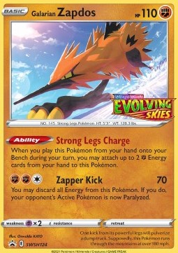 Galarian Zapdos⁣ - SWSH Black Star Promos⁣ (Promo)⁣ [124]