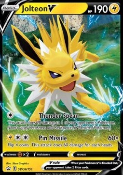 Jolteon V⁣ - SWSH Black Star Promos⁣ (Promo)⁣ [151]