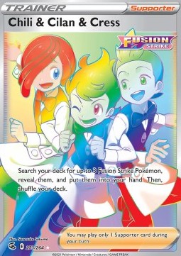 Chili & Cilan & Cress - Fusion Strike (Secret Rare) [FST-273]