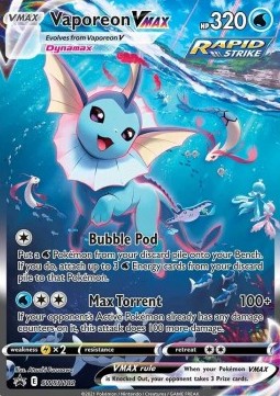 Vaporeon VMAX⁣ - SWSH Black Star Promos⁣ (Promo)⁣ [182]