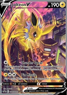 Jolteon V⁣ - SWSH Black Star Promos⁣ (Promo)⁣ [183]