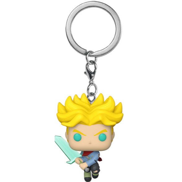 Funko Pocket POP! Keychain - Dragon Ball Super: Super Saiyan Trunks with Sword Action- og legetøjsfigurer Funko POP!