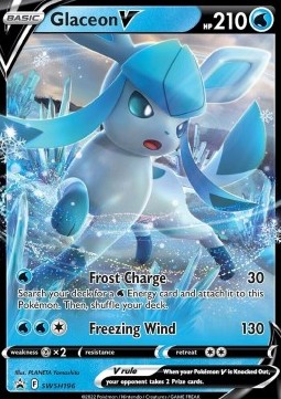 Glaceon V⁣ - SWSH Black Star Promos⁣ (Promo)⁣ [196]