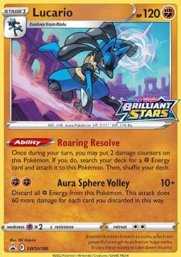 Lucario⁣ - SWSH Black Star Promos⁣ (Promo)⁣ [186]