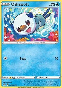 Oshawott⁣ - SWSH Black Star Promos⁣ (Promo)⁣ [222]