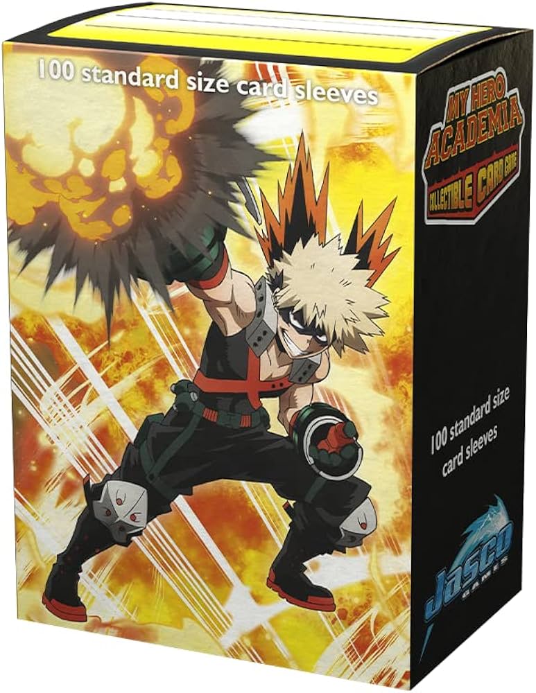 Dragon Shield - Matte Art Sleeves: My Hero Academia: Bakugo Explode (100 stk.)