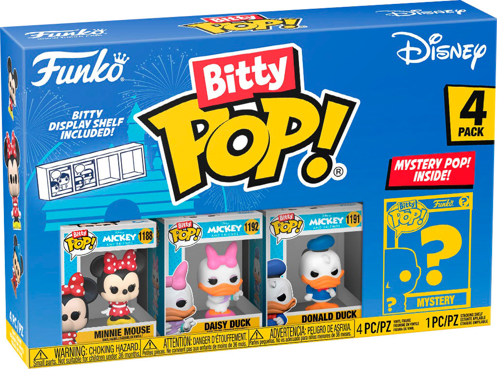 Funko Bitty POP! - Disney: Minnie Mouse 4-Pack Action- Og Legetøjsfigurer Funko