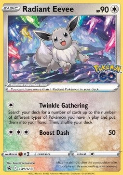 Radiant Eevee⁣ - SWSH Black Star Promos⁣ (Promo)⁣ [230]