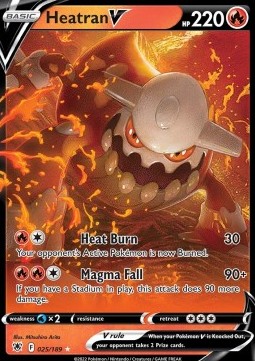 Heatran V - Astral Radiance (Ultra Rare) [ASR-025]